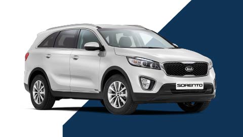 White Kia Sorento