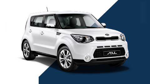 White Kia Soul