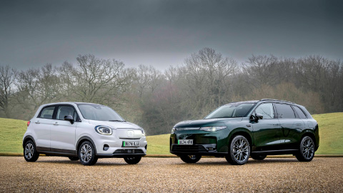 Leapmotor T03 and Leapmotor C10 Exterior Static Front Outdoors