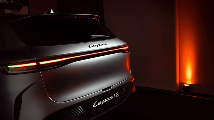 Silver LEPAS L8 Close-Up Rear Inside