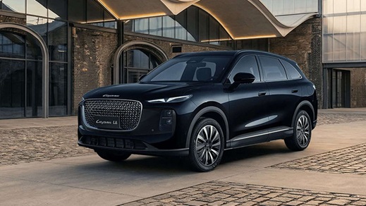 Black LEPAS L8 Exterior Front Static Outside Contemporary Home