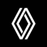 Renault emblem with black background