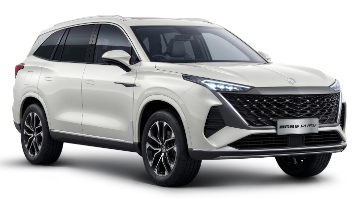 white MG S9 PHEV comfort trim