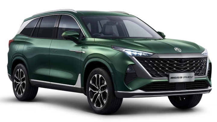 Green MG S9 PHEV Premium trim