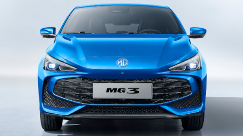 MG3 Hybrid+ Front Angle Blue