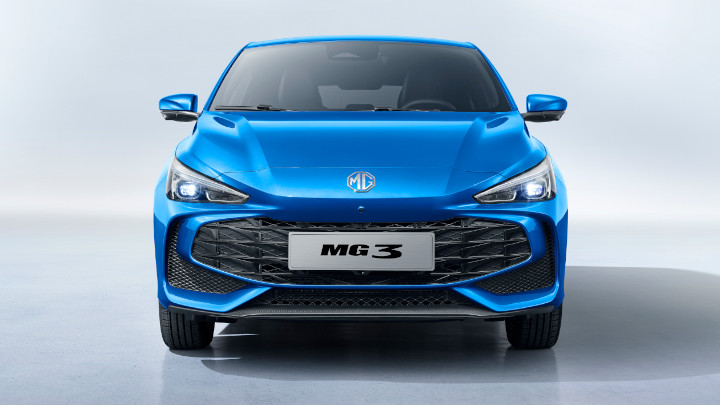 MG3 Hybrid+ Front Angle Blue