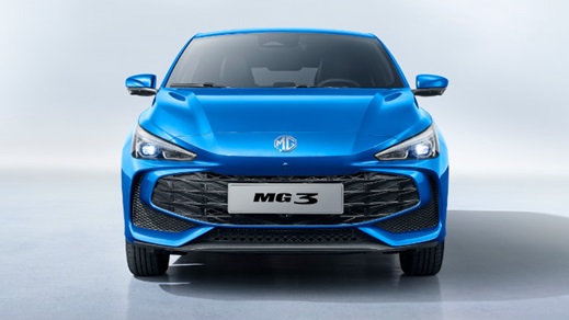 MG3 Hybrid+ Front Angle Blue