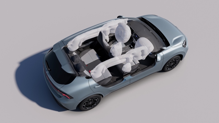 MG4 EV Urban grey rear safety technology