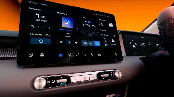 MG4 EV Interior Dashboard