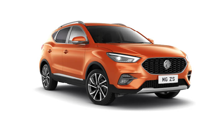 MG ZS Exclusive in Orange