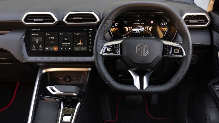 MG ZS Interior Dashboard
