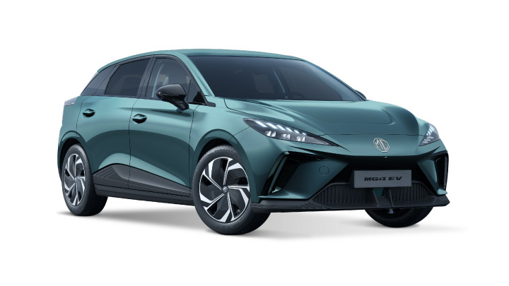 Teal MG 4 EV Studio Image