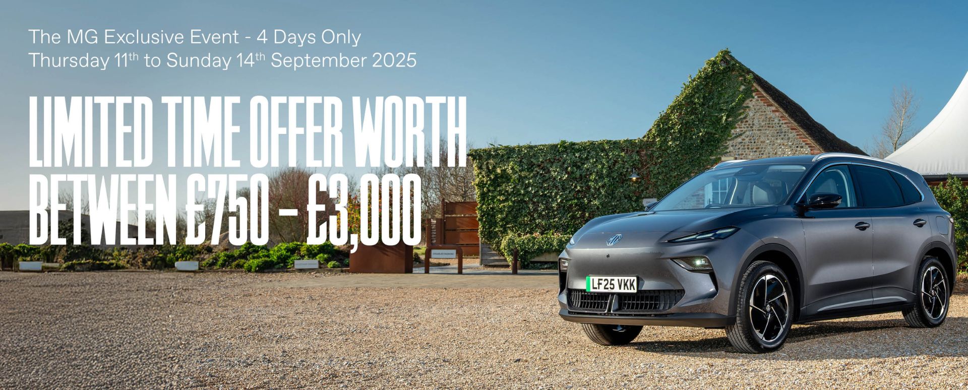 MG Sales offer