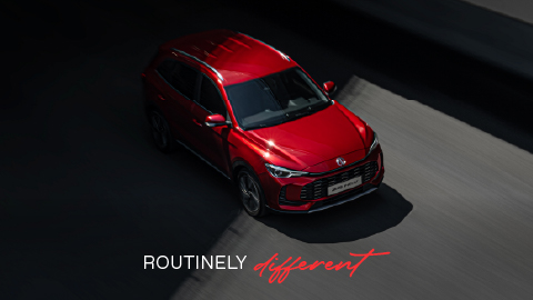 MG ZS test drive event