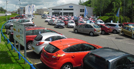 Cars at Evans Halshaw