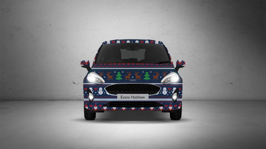 Christmas Jumper on Car