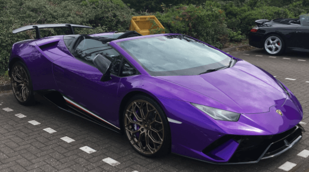Purple Lamborghini