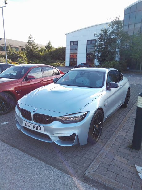 Silver BMW M4