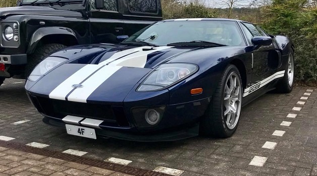 Blue Ford GT