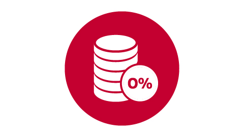 0% apr finance icon