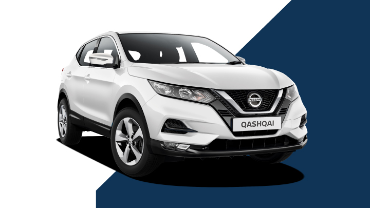 white nissan qashqai