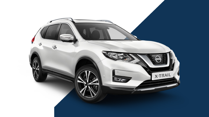 white nissan x-trail