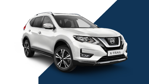 white nissan x-trail