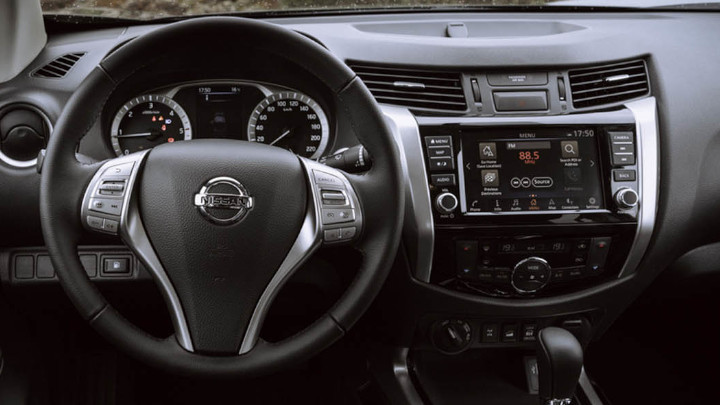 Interior of a Nissan Navara