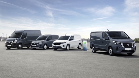 Nissan range of vans