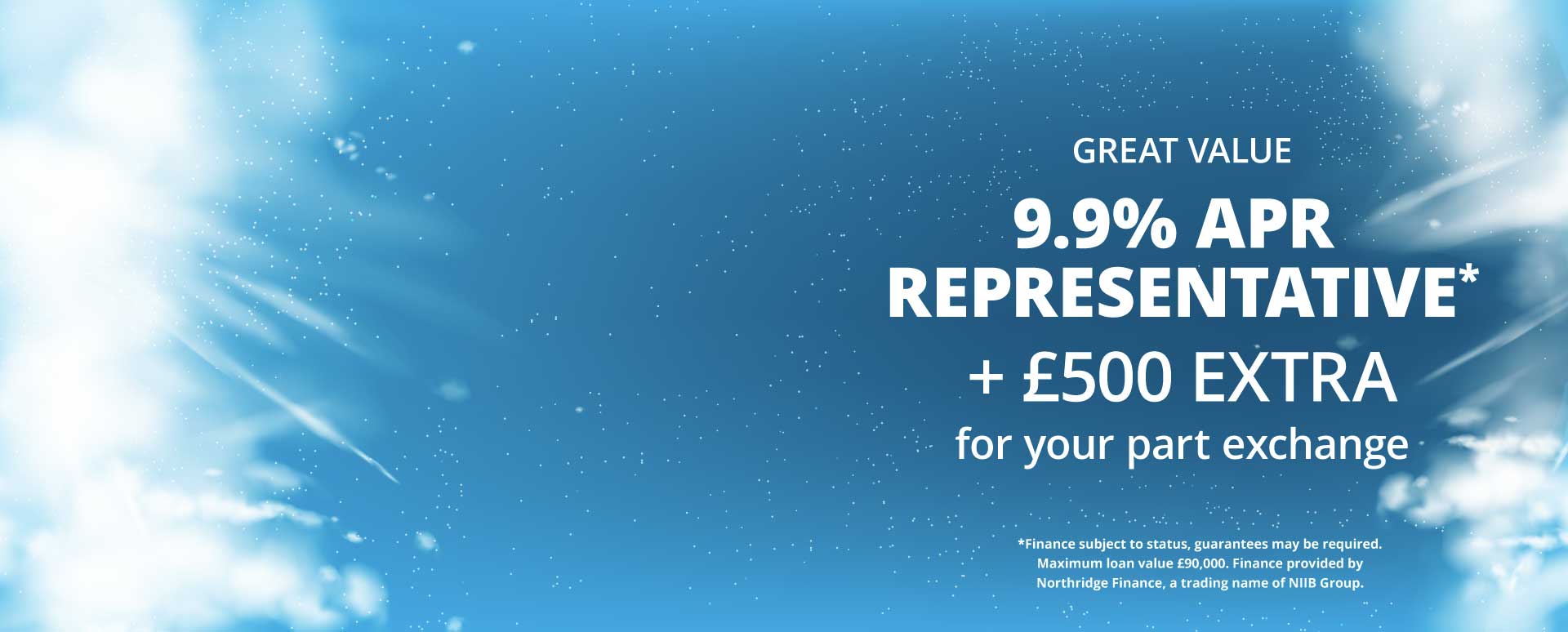 Evans Halshaw 500 Pounds Part Exchange Campaign Artwork