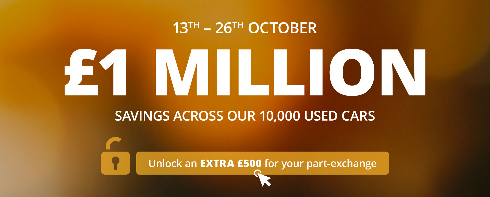 £1 MILLION used car event