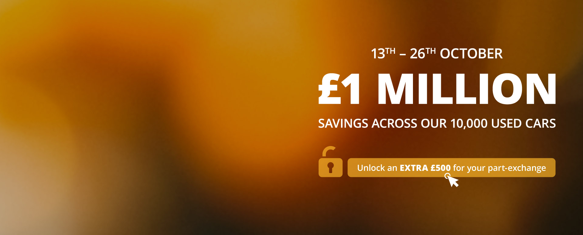 £1 MILLION used car event