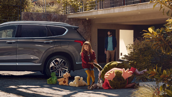 Car Owner with Child