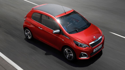 Peugeot 108 Exterior, Top, Driving