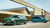 Green Peugeot 308 Hatchback and Blue Peugeot 308 Station Wagon