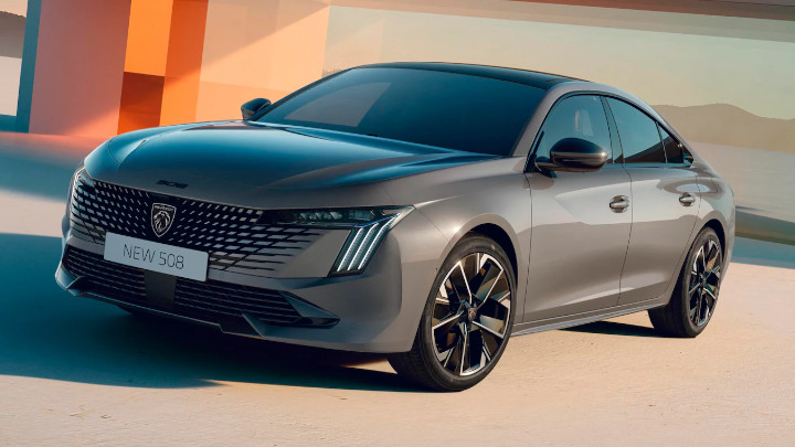 Grey Peugeot 508 Front Static