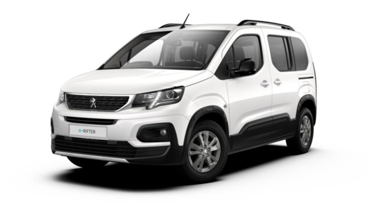 White Peugeot E-Rifter Allure Premium