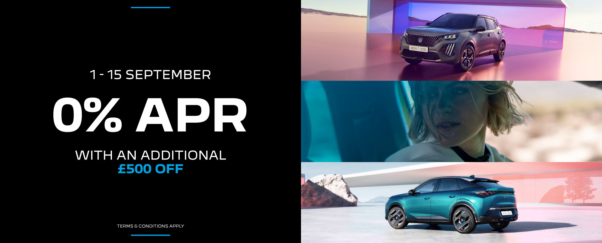 0% APR Peugeot offer