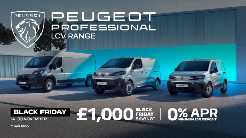Peugeot LCV Black Friday promotion