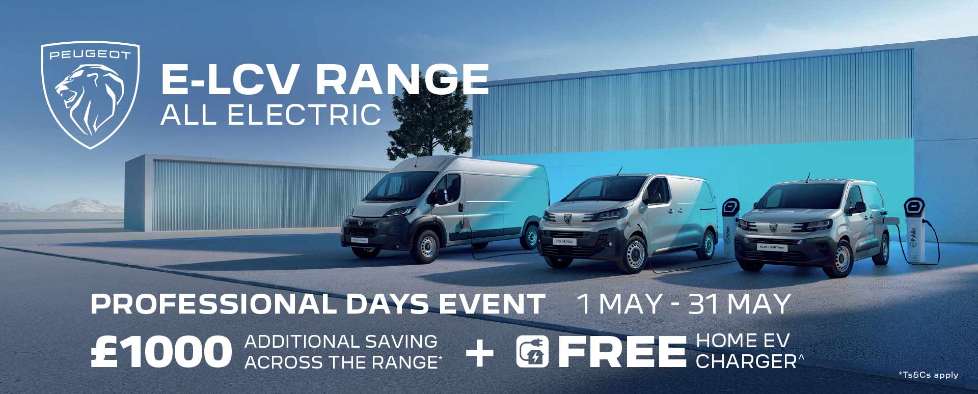 Peugeot e-LCV range promotion