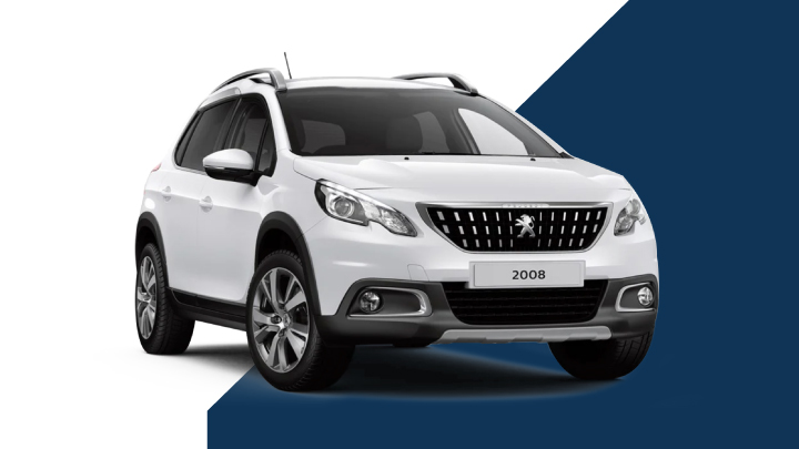white peugeot 2008