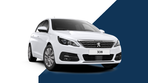 white peugeot 308