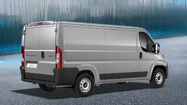 Silver Peugeot Boxer
