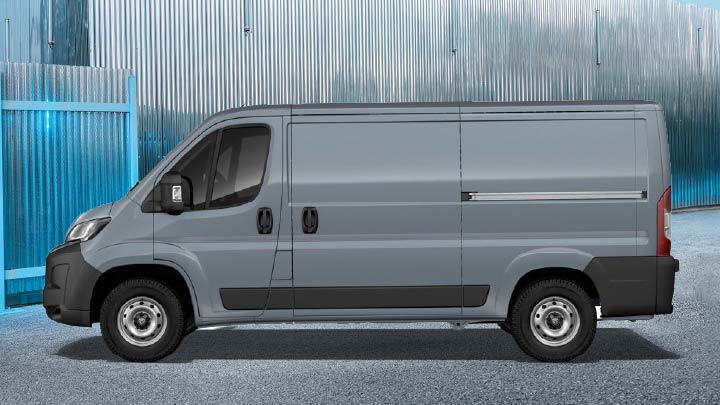 Silver Peugeot Boxer