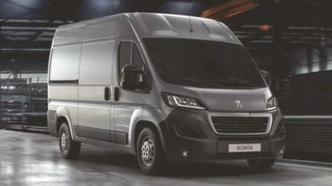 Peugeot Boxer Van Driving Exterior