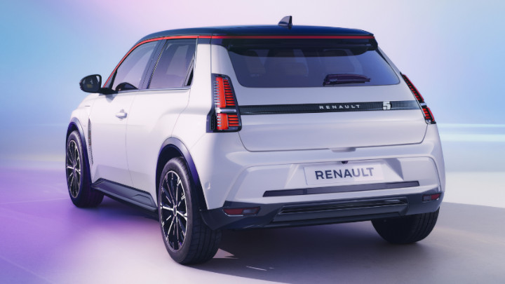 Renault 5 Electric Rear White