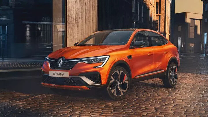 Orange Renault Arkana Front