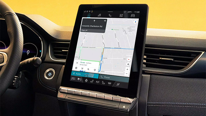 Renault Captur Infotainment Touchscreen