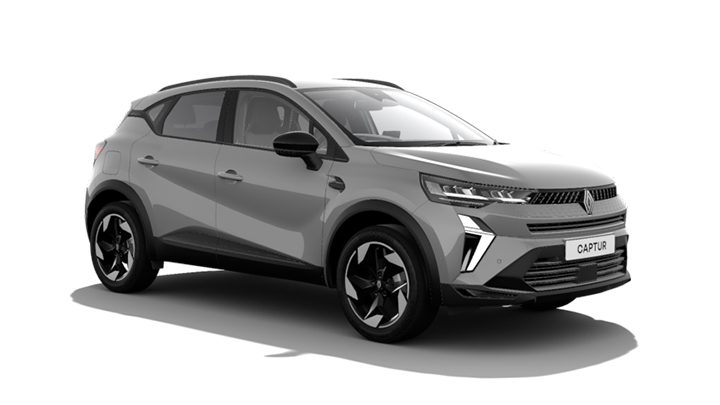Grey Renault Captur Techno