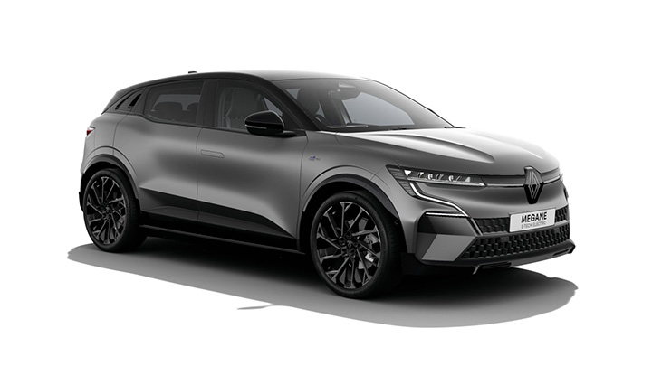 Grey Renault Megane E-Tech Techno esprit Alpine